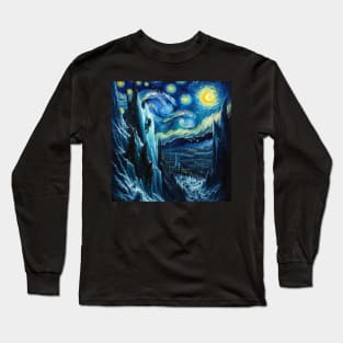 Ice Climbing Night - Winter Sports Long Sleeve T-Shirt